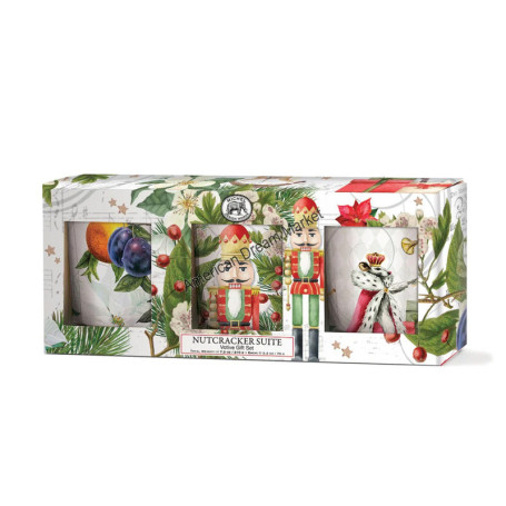 MDW coffret 3 votives verre nutcracker suite