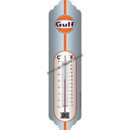 Nostalgic art thermometre gulf logo 1963