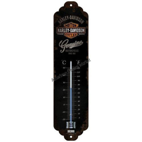 Nostalgic art thermometre harley davidson