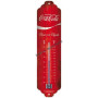Nostalgic art thermometre coca cola wave