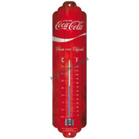 Nostalgic art thermometre coca cola wave