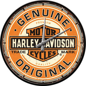 Nostalgic art horloge harley davidson geniune original
