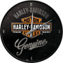 Nostalgic art horloge harley davidson geniune