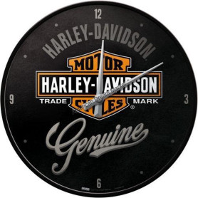Nostalgic art horloge harley davidson geniune