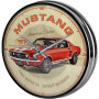 Nostalgic art horloge ford mustang GT 1967 red