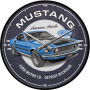 Nostalgic art horloge ford 1969 mach 1 blue