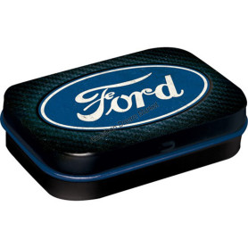 Nostalgic art mint box ford logo blue shine