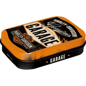 Nostalgic art mint box harley davidson garage
