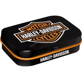 Nostalgic art mint box harley davidson logo