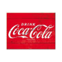 Nostalgic art magnet coca cola logo red