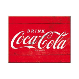 Nostalgic art magnet coca cola logo red