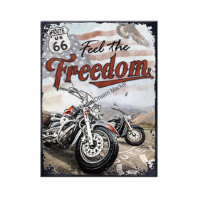 Nostalgic art magnet route 66 freedom