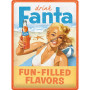 Plaque nostlagic art fanta beach girl