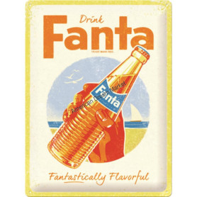 Plaque nostlagic art fanta drink bottle
