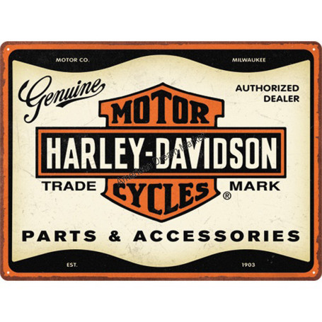 Plaque nostlagic art harley davidson parts and accessories