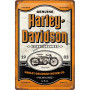 Plaque genuine motorcycles harley 3D MM