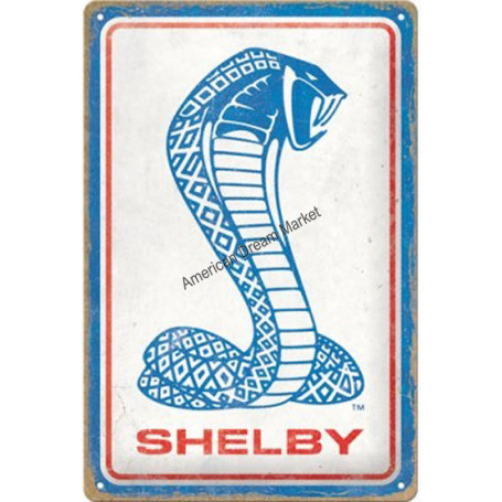 Plaque shelby cobra 3D MM