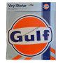 Gulf 30cm vinyl sticker 1963 logo