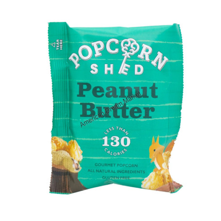 Pop corn shed peanut butter