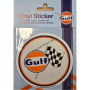 Gulf vinyl sticker 10 cm gulf flag