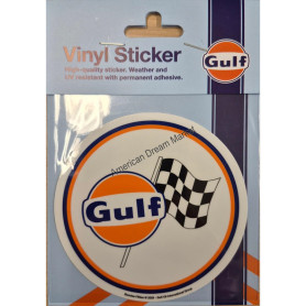 Gulf vinyl sticker 10 cm gulf flag