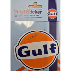 Gulf vinyl sticker 10 cm gulf 1963 logo