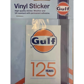Gulf vinyl sticker gulf 125 years V1