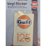 Gulf vinyl sticker gulf 125 years V2