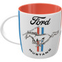 Tasse ceramique mustang horse and stripe