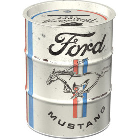 Tirelire ford mustang horse and stripes