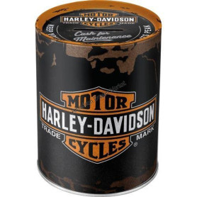 Tirelire harley davidson genuine logo