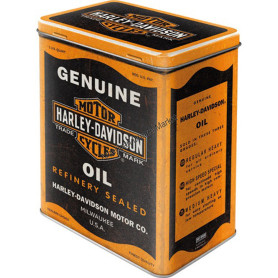 Tin box harley davidson genuine