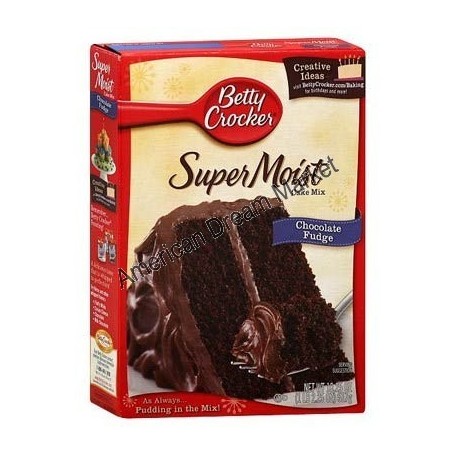 Bty Crocker super moist cake mix chocolate fudge