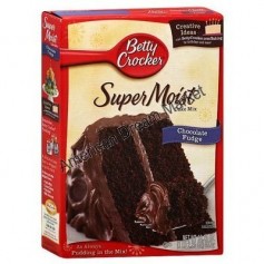 Betty Crocker super moist cake mix chocolate fudge