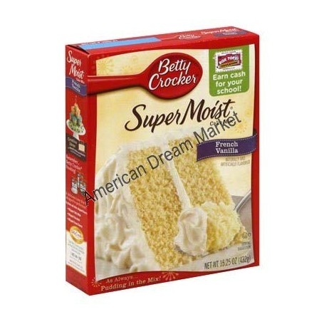 Betty Crocker super moist cake mix french vanilla