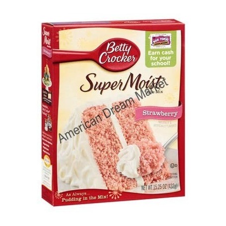 Betty Crocker super moist cake mix strawberry