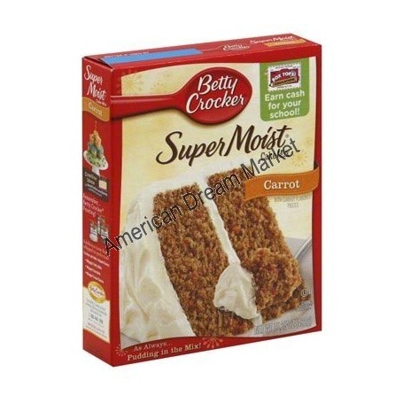 Betty Crocker super moist cake mix carrot