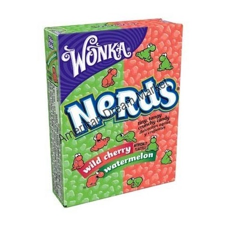 Wonka nerds mini bonbons pasteque cerise