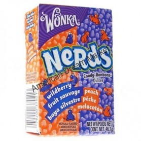 Wonka nerds mini bonbons peche wildberry