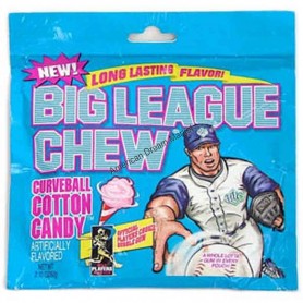 Big league baseball bubble gum sour apple sachet