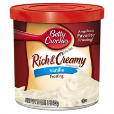 Betty crocker rich and creamy vanilla frosting