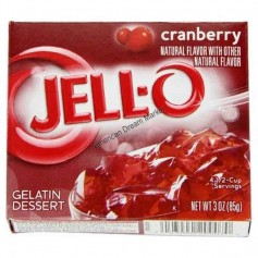 Jell-O Gellée aux cranberry