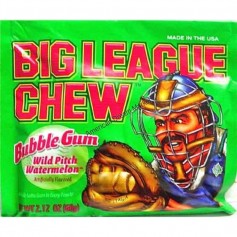 Big league baseball bubble gum watermelon