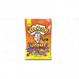 Warheads sour worms bag