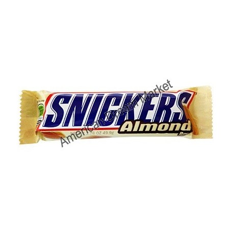 Snickers aux amandes