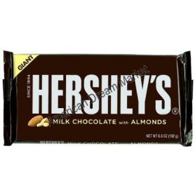 Hershey giant milk chocolate with almond