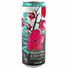 Arizona black and white tea can