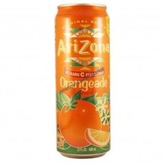 Arizona orangeade can