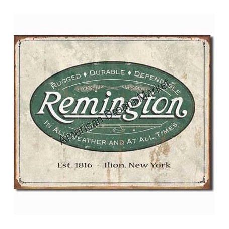 Remington weathered logo