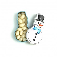 Snowman poop candy